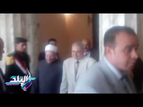 صدى البلد | مفتي الجمهورية يقدم التهنئة لرئيس الأعلى للقضاء .