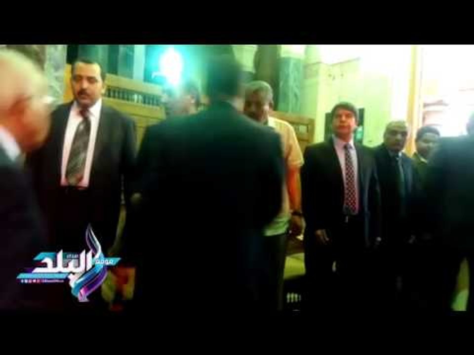 صدى البلد | قيادات المؤسسات الصحفية يشاركون في عزاء شقيقة نقيب الصحفيين
