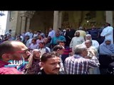 صدى البلد | انهيار والدة الشهيد احمد الشبراوي أثناء تشييع جثمانه