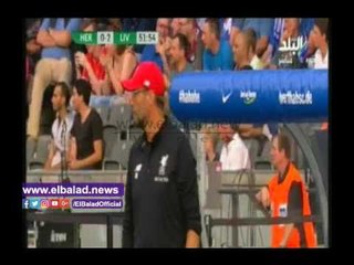 صدى البلد | محمد صلاح يشارك بديلاً مع ليفربول أمام هيرتا برلين
