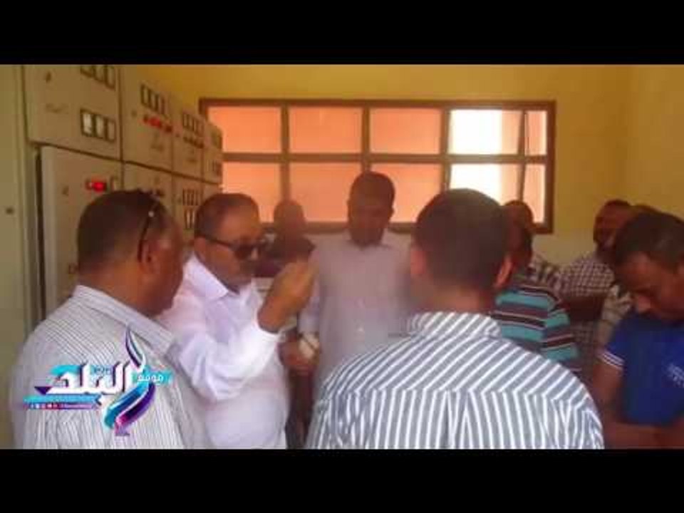 صدى البلد |  افتتاح محطة " 4 " صرف صحى بجنوب الأقصر