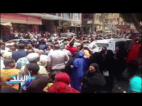 صدى البلد | القليوبية تودع جثامين شهدائها فى جنازة عسكرية و الأهالى يطالبون بالقصاص من الجناة