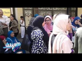 صدى البلد | راسبون فى الثانوية العامة يتظاهرون أمام وزارة التعليم