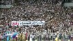 صدى البلد | جمهور الزمالك ينعي شهداء رفح في مباراة أهلي طرابلس الليبى