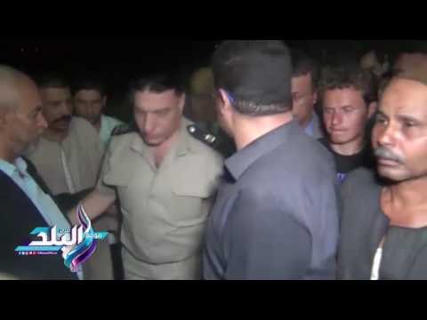 صدى البلد | أهالي قشطوخ بالمنوفية يشيعون جثمان عريف الشرطة في جنازة عسكرية