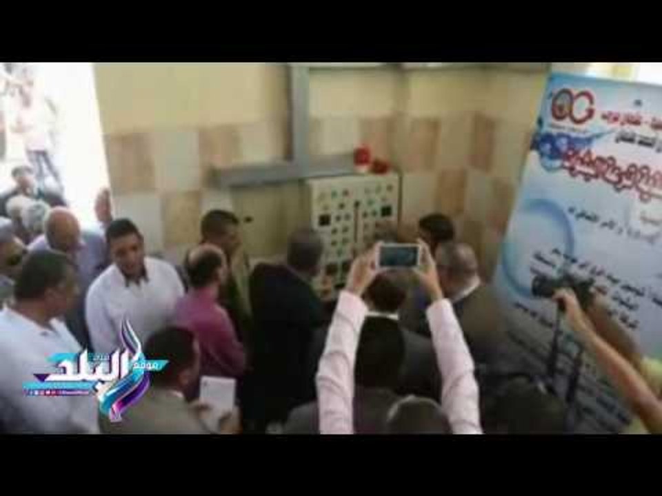 صدى البلد | وزير الري ومحافظ الفيوم يفتتحان محط...