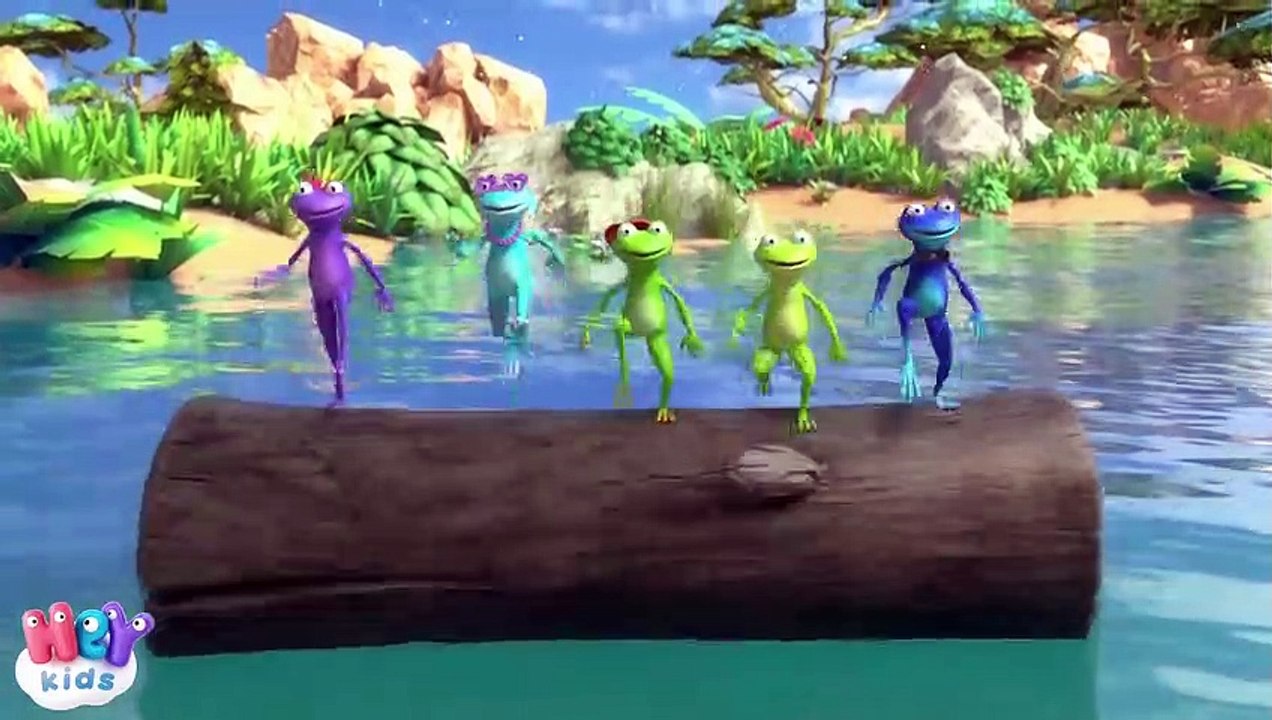Five Little Speckled Frogs song + more counting nursery rhymes  HeyKids