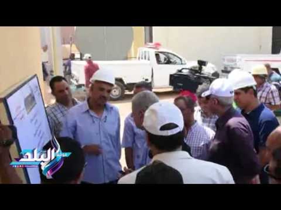 صدى البلد | محلب يتفقد محطتى كيما 1 وكيما 2 بأسوان