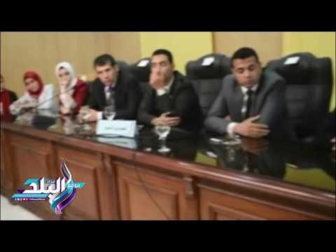 صدى البلد | محافظ الفيوم يناقش قضايا التنمية مع الشباب