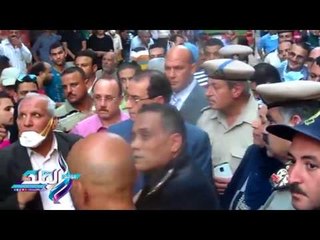 صدى البلد | محافظ الدقهلية يتفقد موقع حادث انهيار عقار
