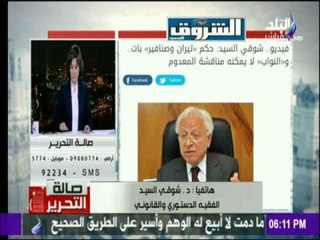 شوقى السيد : الحكومة أدارت ملف " تيران وصنافير" بطريقة سيئة ووضعت نفسها فى مأزق