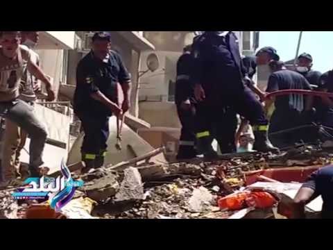 صدى البلد | الحماية المدنية تواصل البحث عن ضحايا تحت أنقاض عمارة المنصورة