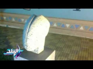 صدى البلد | عاشق النحت بااسوان اكتشف موهبته صديقه