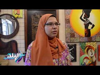 صدى البلد |  " بسمه" تعيد بريق فن اللوحات الزيتيه بعد اندثاره