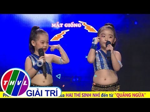 THVL | Phần chào sân siêu cute của hai thí sinh nhí đến từ Quảng Ngữa