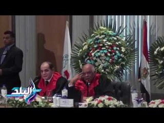 صدى البلد | رئيس مجلس النواب يمنح الدكتوراه لباحثة بحقوق المنصورة