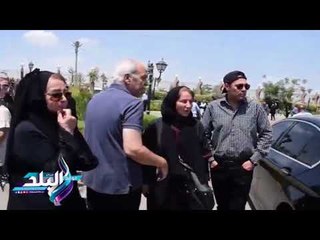 صدى البلد |جثمان محفوظ عبد الرحمن يصل لمثواه الأخير بمدافن 6 أكتوبر