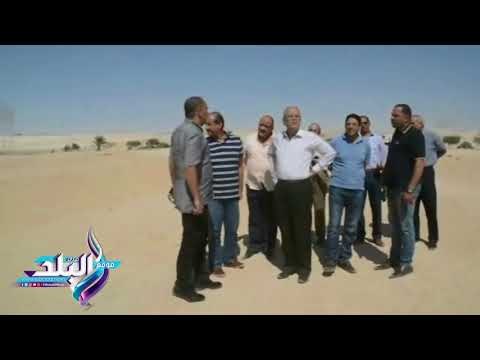 صدى البلد | محافظ المنيا يتفقد مخر سيل بالمنطقة الصناعية