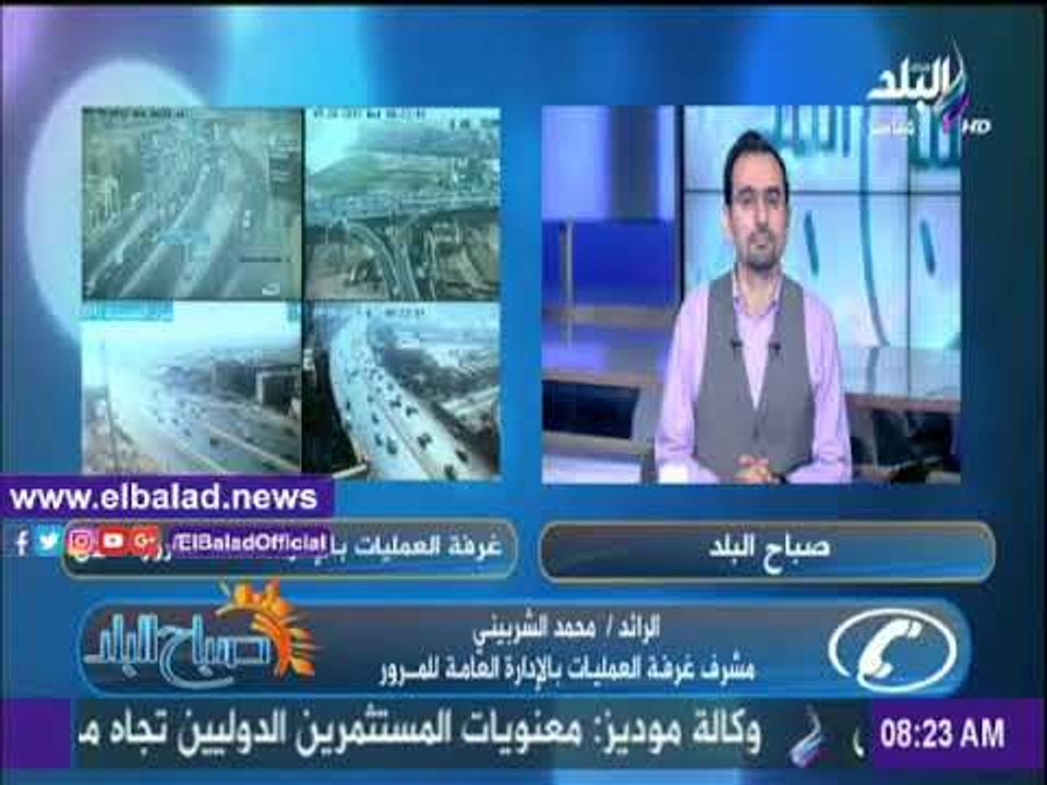 صدى البلد |المرور : كثافات مرورية على الطرق السريعة والدائري