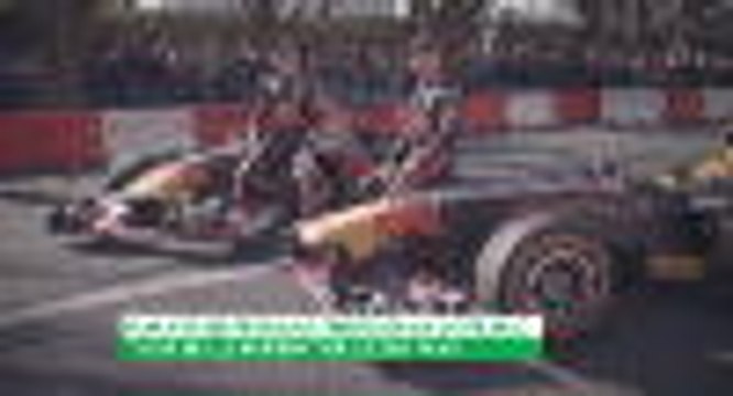 Verstappen and Gasly light up Tokyo ahead of new season