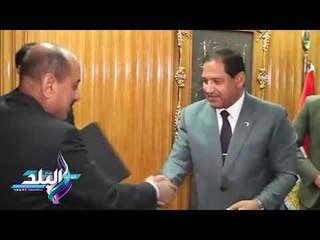 صدى البلد | محافظ الغربية يوقع برتوكول تعاون لتمويل الوصلات المنزلية