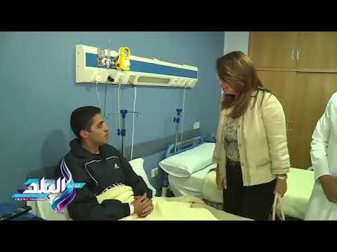 صدى البلد | والى تزور مستشفى الشرطة بالعجوزة للاطمئنان على مصابي العمليات الإرهابية في أرض اللواء