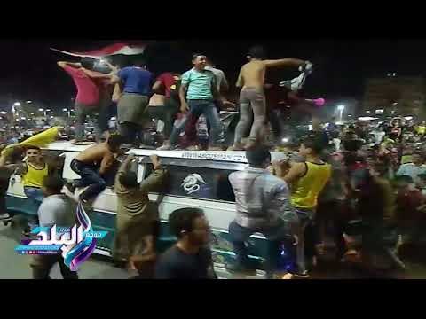 صدى البلد | جماهير الفيوم تحتشد في ميادين المحافظة احتفالا بالصعود لكأس العالم