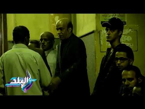 صدى البلد | طارق علام وأشرف زكي يقدمان العزاء فى شقيق الفنان سليمان عيد