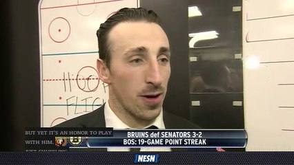 Brad Marchand Discusses Bruins' Come-From-Behind Victory Over Senators