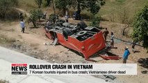 Korean tourists injured in rollover crash in Vietnam
