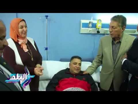 صدى البلد | ائتلاف دعم مصر يزور مصابي الواحات أبطال مصر