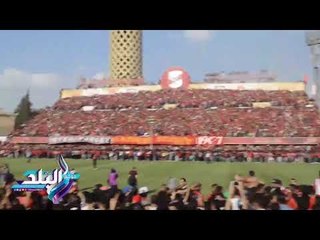 صدى البلد | هروب لاعبي الأهلي من ملعب التتش أثناء التدريب