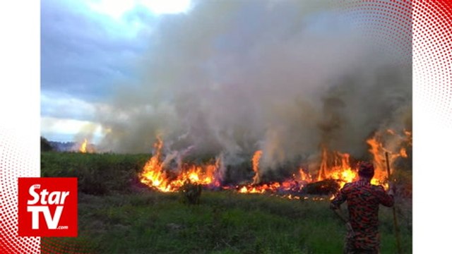 Wildfires raze 20 acres of land in Lawas