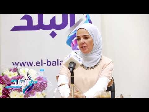 منى عبدالغنى تكشف فى ندوة صدى البلد عن طبيعة دورها فى فوق السحاب