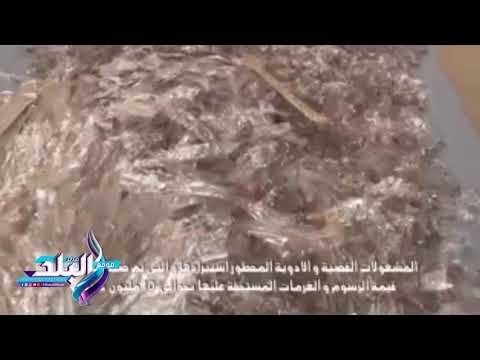 صدى البلد | الرقابة الادارية تحبط تهريب مشغولات فضية وادوية محظورة