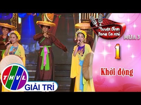THVL | Tuyệt đỉnh song ca nhí Mùa 3 - Tập 1[5]: Làng Quan Họ quê tôi - Khánh Linh, Minh Ngọc