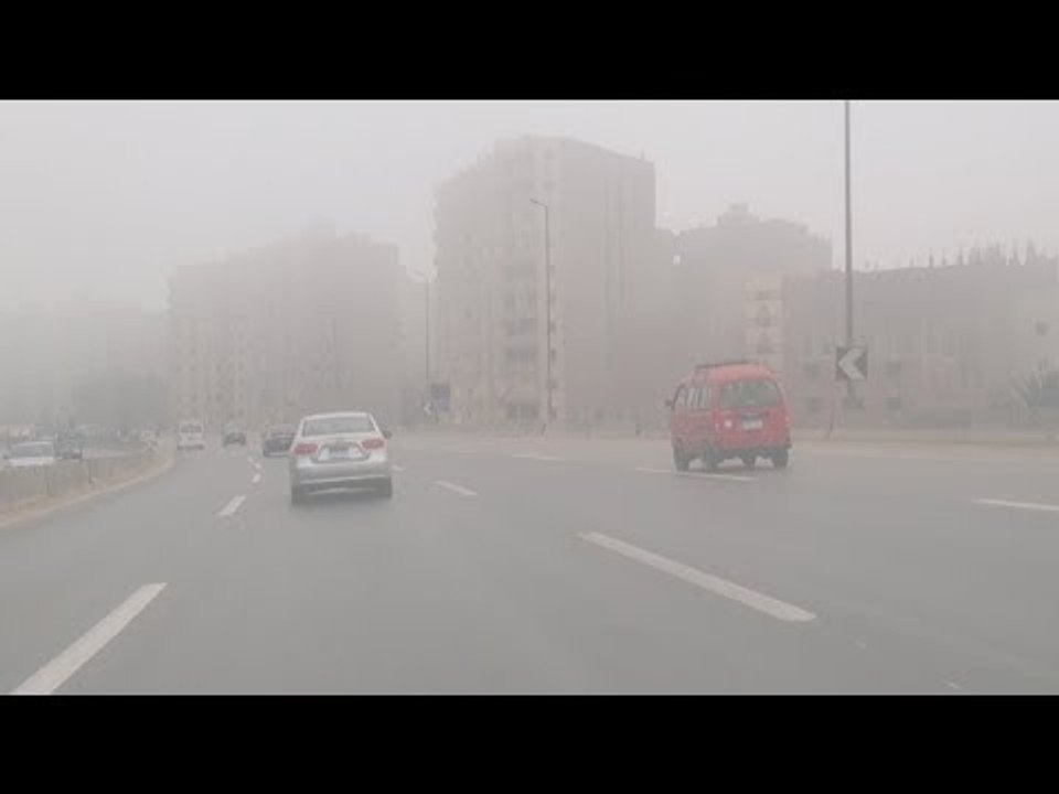 صدى البلد | شبورة مائية تجتاح الطريق الدائري صباح اليوم