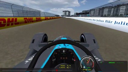 rFactor Formula E Hong Kong Onboard Lap