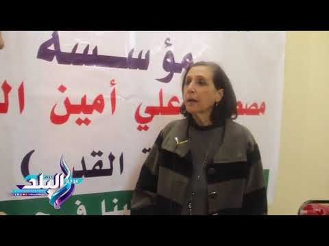 صدى البلد | مدير مؤسسة ليلة القدر تشارك بتوزيع البطاطين لأهالى الأسمرات