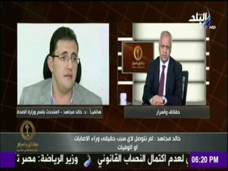 حقائق وأسرار - " الصحة " عن انتشار مرض قاتل بالقليوبية : "حتى الآن لم نتوصل للسبب الحقيقي"!