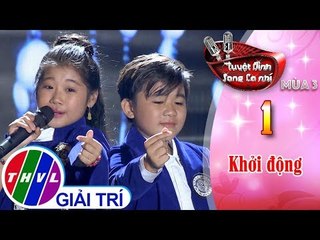 THVL | Tuyệt đỉnh song ca nhí Mùa 3 - Tập 1[6]: Con đường tôi - Văn Minh, Ngọc Giàu