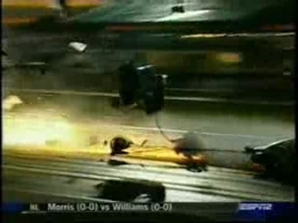 accident mortel voiture course choquant 2008  bruler feu