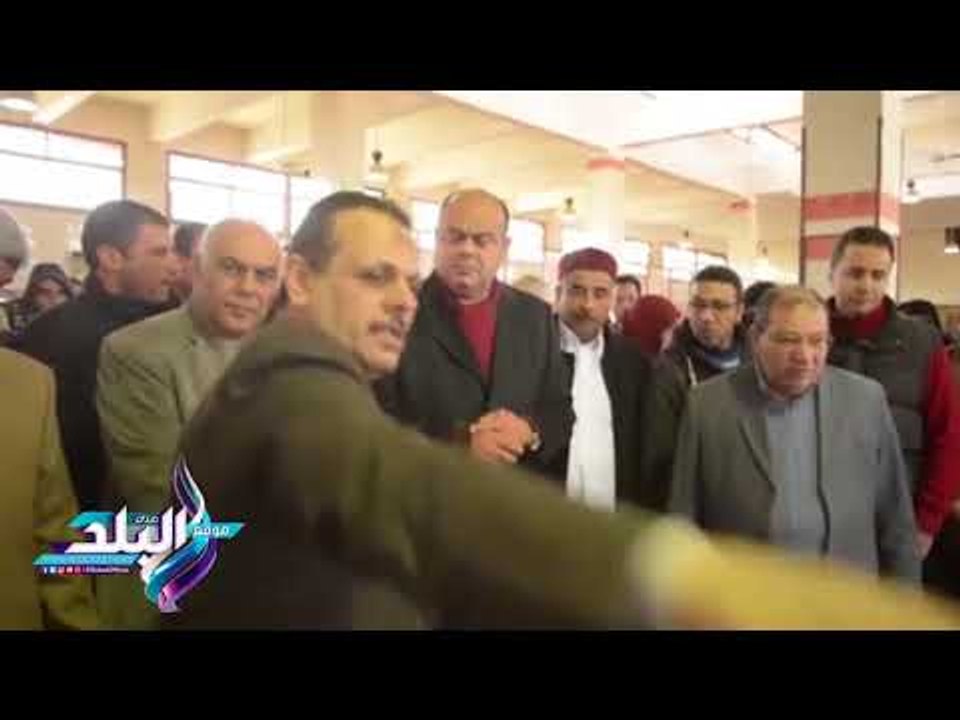 صدى البلد |  محافظ مطروح يتابع تطوير مصنع الوجبة المدرسية