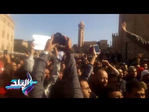صدى البلد | تظاهر المئات في محيط الجامع الأزهر وسط هتافات «تسقط إسرائيل»