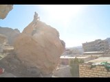 صدى البلد |  محافظ المنيا يتابع أعمال تكسير وتفجير إحدى الصخور