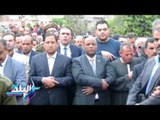 صدى البلد | محافظ الغربية ومدير الأمن يشيعان جثمان شهيد المحافظة فى أحداث مسجد الروضة