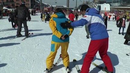 Palandöken hafta sonunda dolup taştı