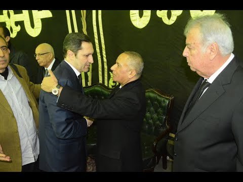 صدى البلد | علاء مبارك يشارك فى عزاء الراحل إبراهيم نافع