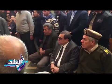صدى البلد | محافظ الفيوم يشارك في تشييع جنازة شهيد الواجب