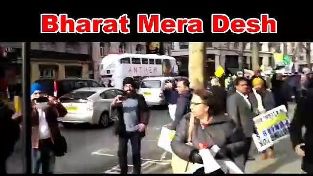 British Indians outside Indian High Commission Attacked By Pro-Khalistani
